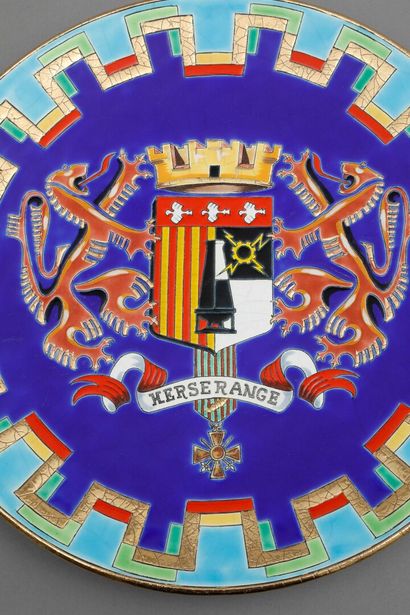 LONGWY, Ateliers d'art,
PLAT décoratif, HERSERANGE
Création...