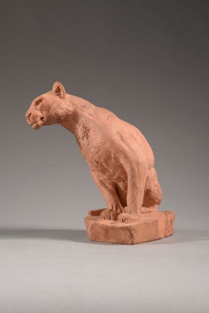 Roger GODCHAUX (1878-1958)
Lionne aux Aguets
Sculpture...