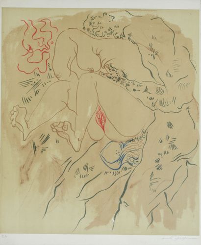André MASSON (1896-1987),
Mythologie sexuelle
Lithograph...