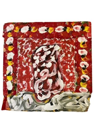 Claude VIALLAT (born 1936)
Cul de fauteuil,...