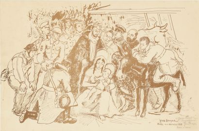 Yves Brayer (1907-1990), 
Noël aux Armées...