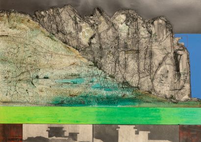 Jean-Pierre VIELFAURE (1930-2015)
Composition,1980
Mixed...