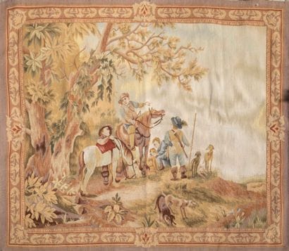 20th century Aubusson tapestry
Le départ...