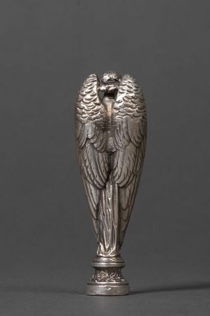 Silver cachet 1st title depicting the angel...