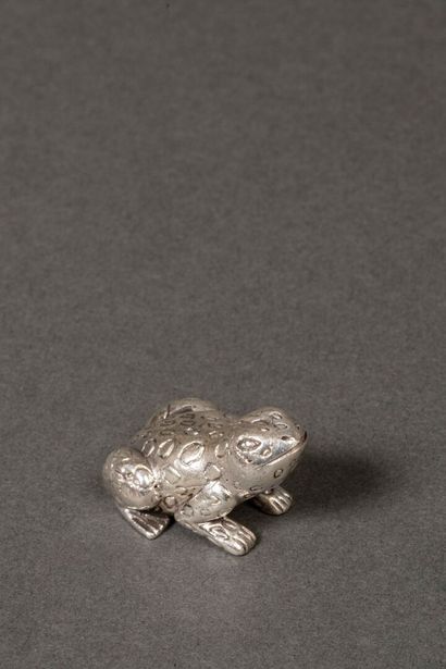 Small silver frog 1er titre.
Weight: 50g...