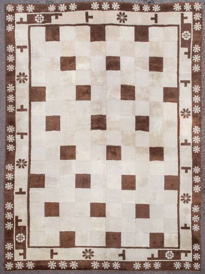 Rare and original rug from Cogolin (Manufacture...