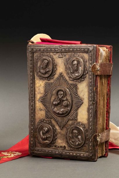 Printed EVANGELARY or PSAUTIER, written in...