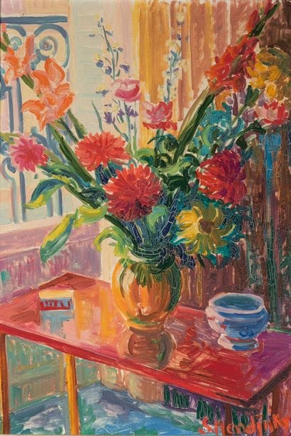 Serge MENDJISKY (1929-2017)
Flowers
Oil on...