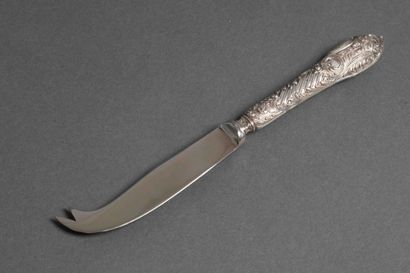 Cheese knife on silver-plated handle 1er...