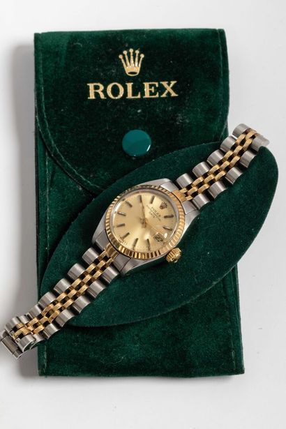 ROLEX - Oyster Perpetual Lady Date. 
Stainless...