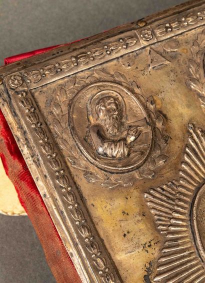 Printed EVANGELARY or PSAUTIER, written in...