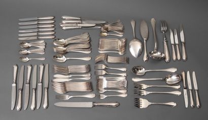 CHRISTOFLE
130-piece silver-plated cutlery...