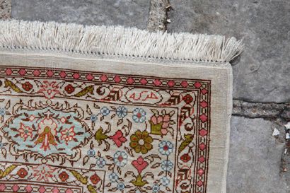 Original, very fine silk Hereke
Signed: Hereke...