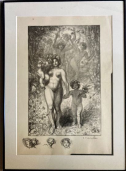 Théophile-Alexandre STEINLEN (1859-1923)
Floréal...