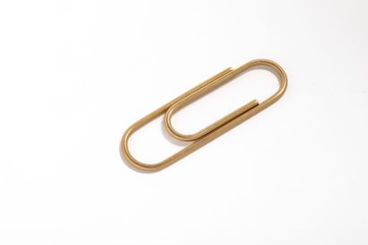 Paper clip in 18k yellow gold
Weight: 9.88...