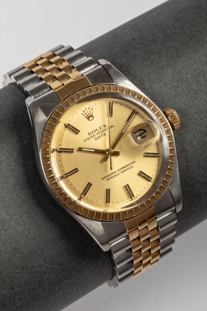 ROLEX - Oyster Perpetual Date. 
Stainless...