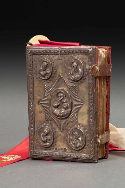 Printed EVANGELARY or PSAUTIER, written in...