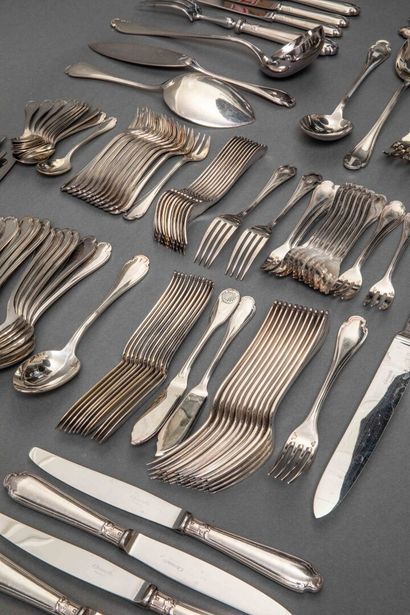 CHRISTOFLE
130-piece silver-plated cutlery...