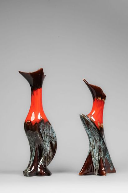 Vallauris workshop
Pair of ceramic vases...