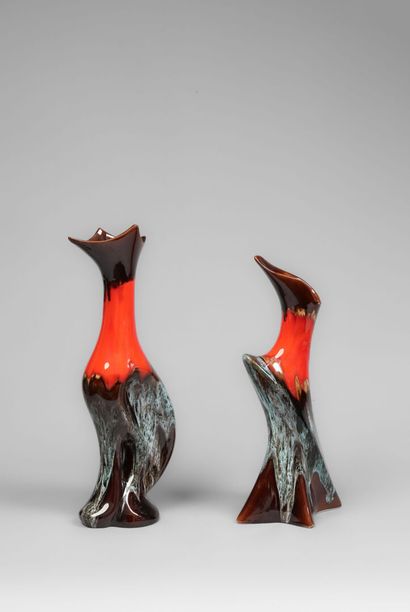 Vallauris workshop
Pair of ceramic vases...