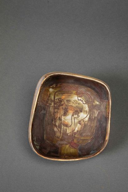 Eugène FIDLER (1910-1990)
Glazed ceramic...
