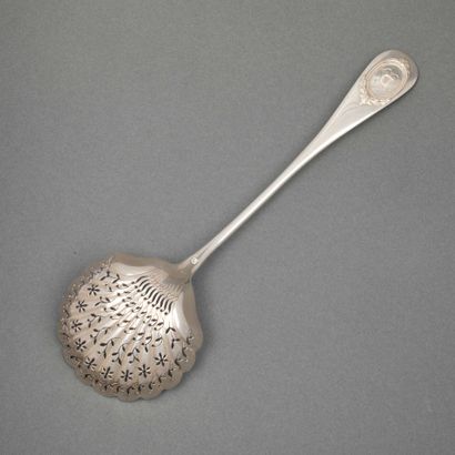 Thomas and Hénin 
Silver sprinkler spoon,...