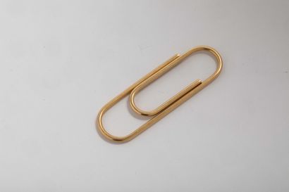 Paper clip in 18k yellow gold
Weight: 9.88...
