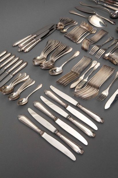 CHRISTOFLE
130-piece silver-plated cutlery...