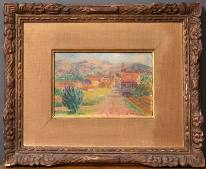 Serge MENDJISKY (1929-2017)
Rochebrune
Oil...
