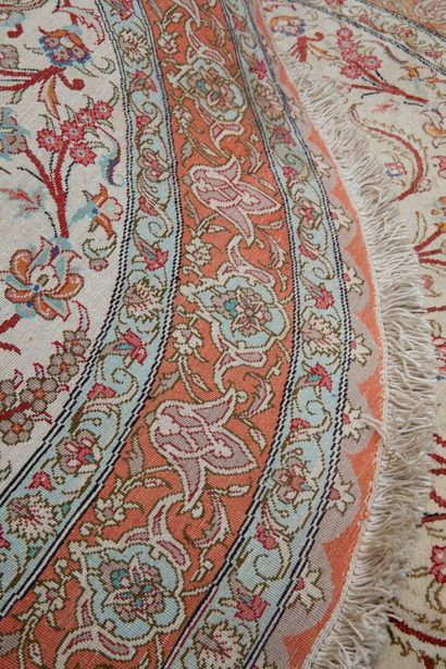 Very Fine and Original Silk Ghoum
Iran
Shah...