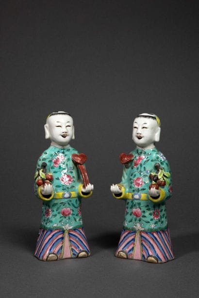 China, circa 1900
Two Famille Rose porcelain...