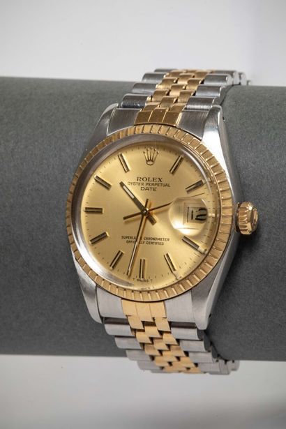 ROLEX - Oyster Perpetual Date. 
Stainless...