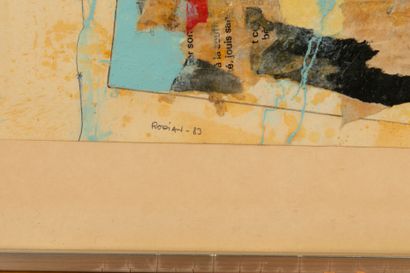Flemming RODIAN (1944-)
Untitled, 1983
Collage...