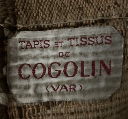 Rare and original rug from Cogolin (Manufacture...