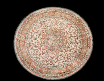 Very Fine and Original Silk Ghoum
Iran
Shah...