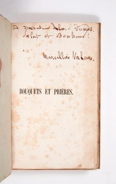 256 DESBORDES-VALMORE (Marcelline). Bouquets...