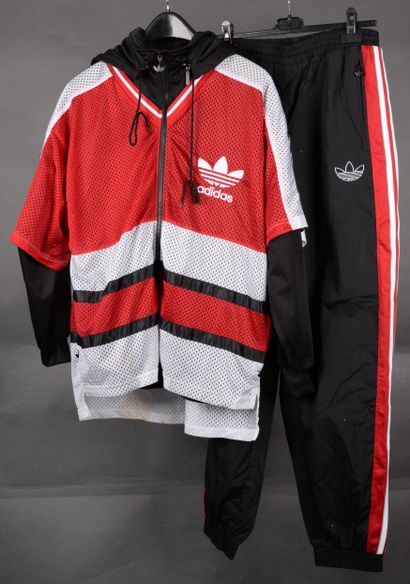 ADIDAS, veste à capuche (T FR 174) et jogging...