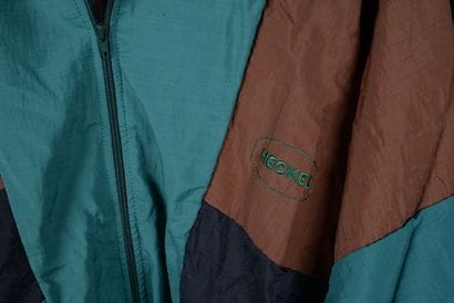 HECKEL, ensemble veste et jogging vert/marron,...