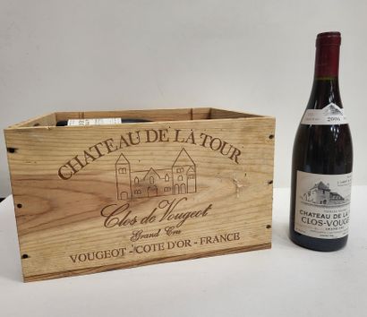 6 bottles Château DE LA TOUR, Clos de Vougeot,...