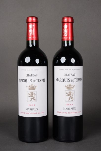2 Bottles Château MARQUIS DE TERME, Margaux...