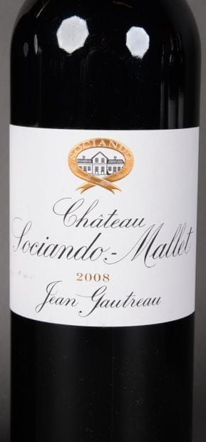 2 Bottles Château SOCIANDO-MALLET, Haut-Médoc,...