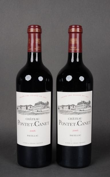 2 Bottles Château PONTET CANET, Pauillac,...