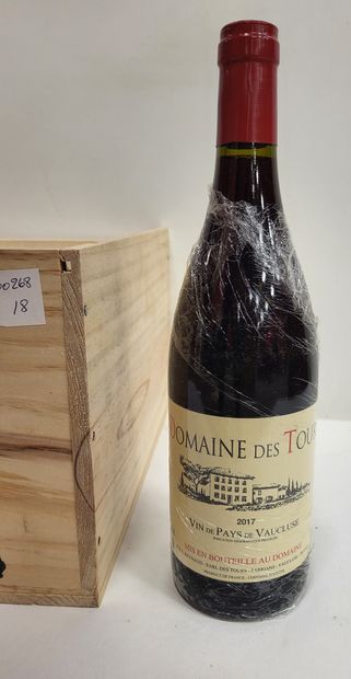 6 bottles domaine DES TOURS, vin du pays...