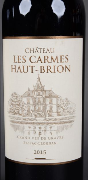 2 Bottles Château LES CARMES, Haut-Brion,...