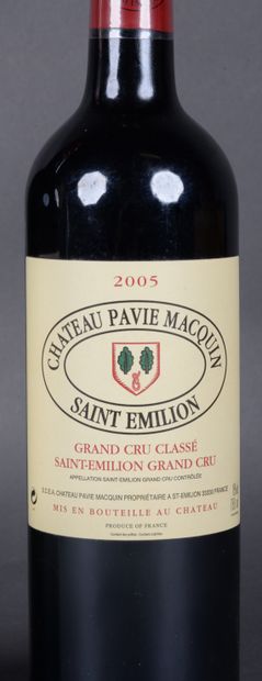 2 Bottles Château PAVIE MACQUIN, Saint-Emilion...