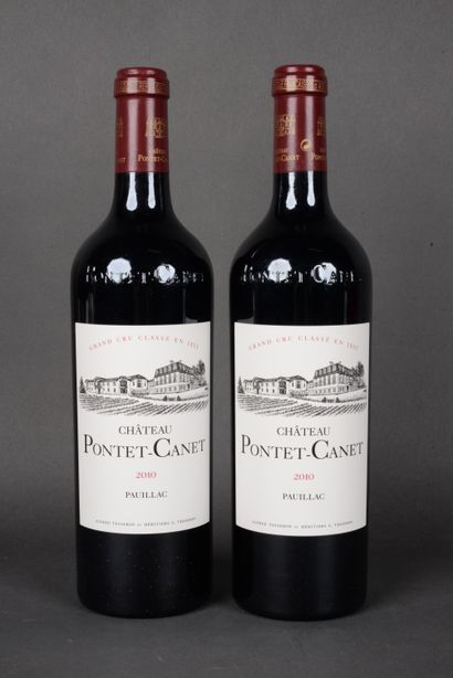 2 Bottles Château PONTET CANET, Pauillac,...