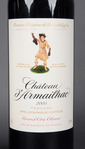 2 Bottles Château d'ARMAILLAC, Pauillac Grand...