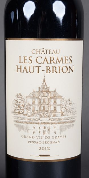 2 Bottles Château LES CARMES, Haut-Brion,...