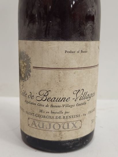1 bottle COTE DE BEAUNE Villages, Aujoux,...