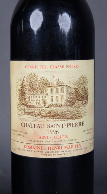 2 Bottles Château SAINT-PIERRE, Saint-Julien,...